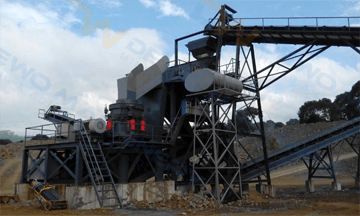 Zambia 100tph ton copper ore crushing production line